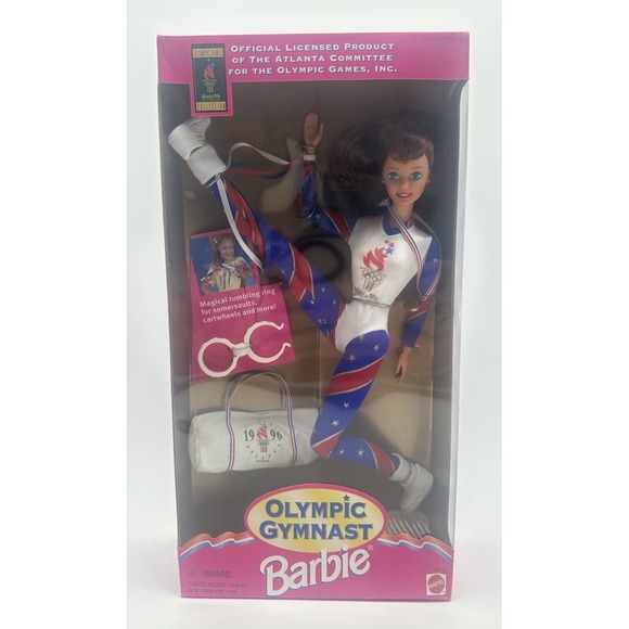 Mattel Other - 1995 MATTEL BARBIE OLYMPIC GYMNAST ATLANTA 1996 TEAM USA REDHEAD #15125
